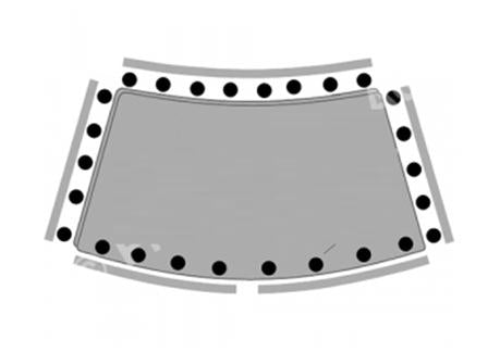 Photo du produit Chrysler Cherokee ( 1984-1992 ) Kit Agrafes de P.B.