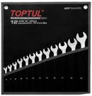 Photo du produit Jeu de clés mixtes longues - GPAW1202 - TOPTUL DE 6 A 22 MM